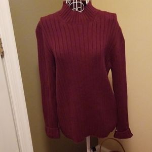 Brooks Sport berry colored sweater